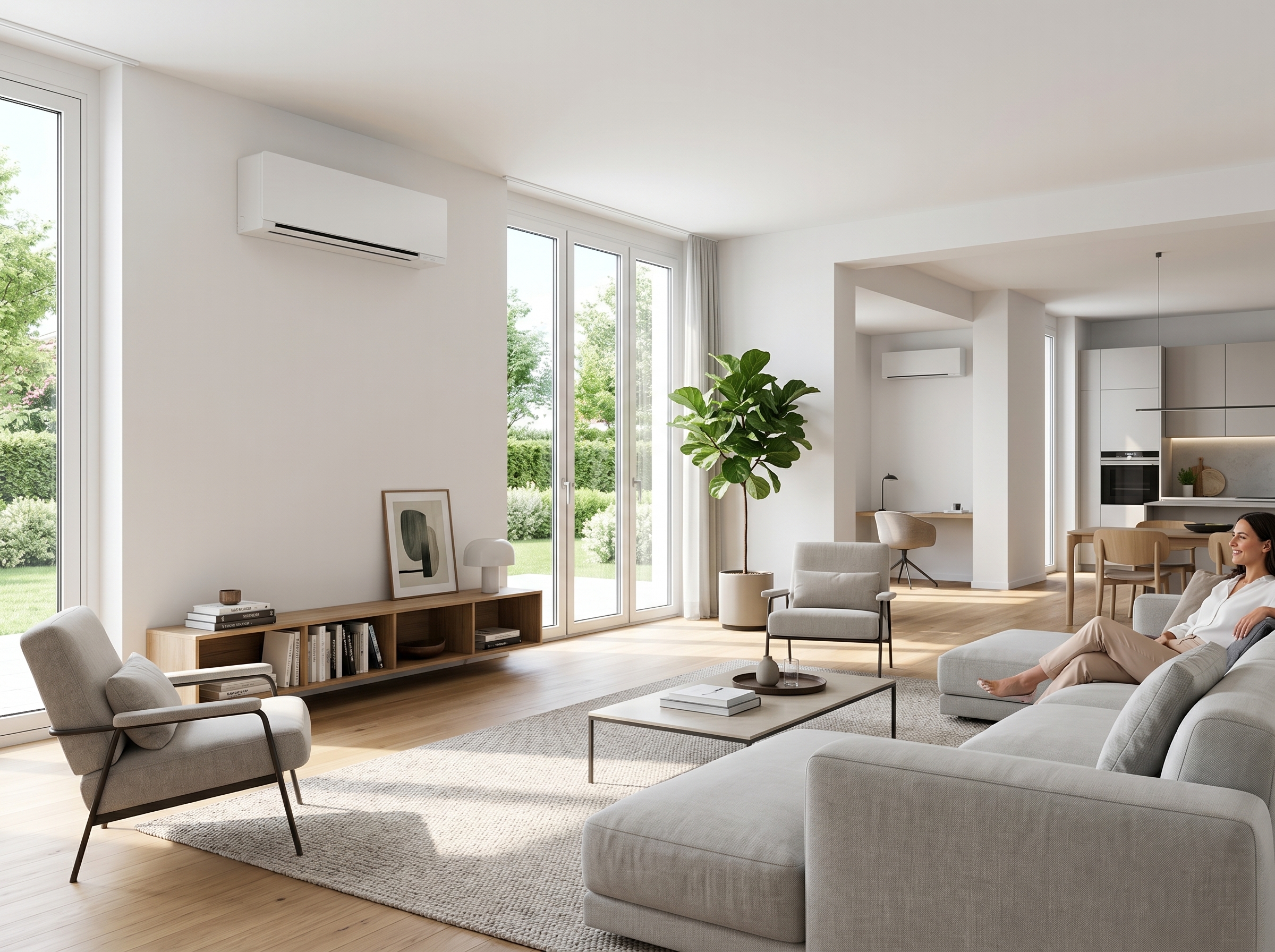 Referenzprojekt: Multisplit-Klimaanlage im Wohnraum in Meerbusch